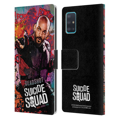 Suicide Squad 2016 Graphics Deadshot Poster Leather Book Wallet Case Cover For Samsung Galaxy A51 (2019)