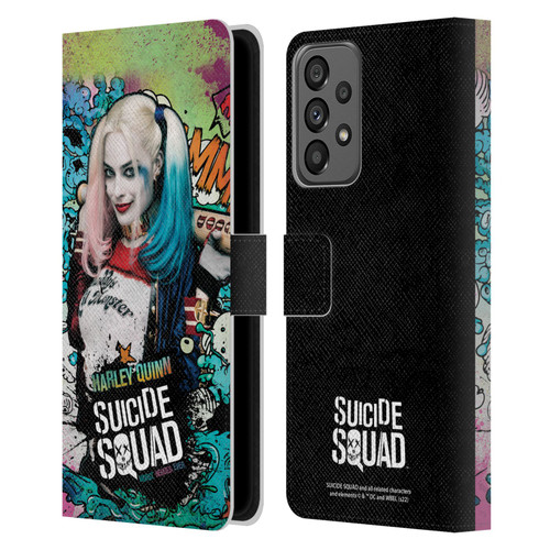 Suicide Squad 2016 Graphics Harley Quinn Poster Leather Book Wallet Case Cover For Samsung Galaxy A73 5G (2022)