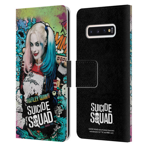 Suicide Squad 2016 Graphics Harley Quinn Poster Leather Book Wallet Case Cover For Samsung Galaxy S10