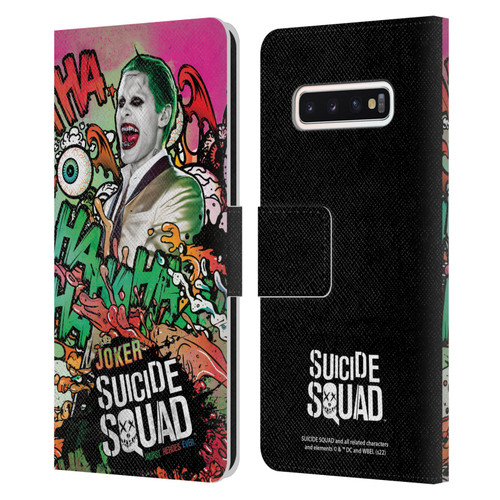 Suicide Squad 2016 Graphics Joker Poster Leather Book Wallet Case Cover For Samsung Galaxy S10