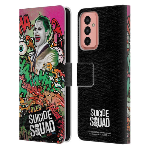 Suicide Squad 2016 Graphics Joker Poster Leather Book Wallet Case Cover For Samsung Galaxy M13 (2022)