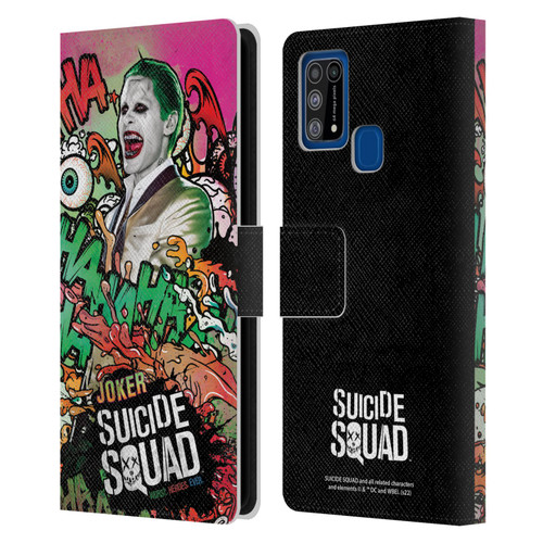 Suicide Squad 2016 Graphics Joker Poster Leather Book Wallet Case Cover For Samsung Galaxy M31 (2020)