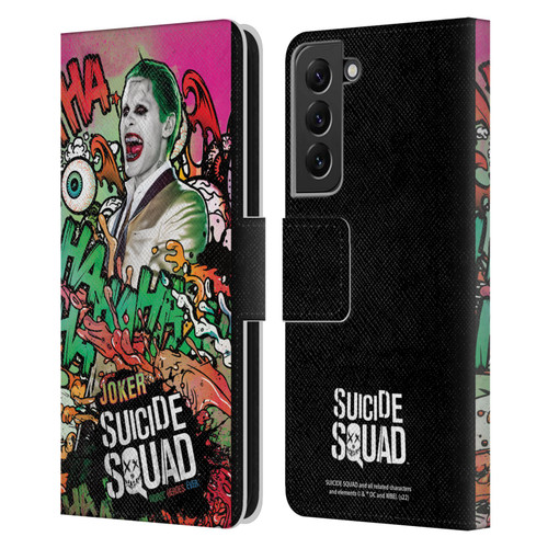 Suicide Squad 2016 Graphics Joker Poster Leather Book Wallet Case Cover For Samsung Galaxy S22+ 5G