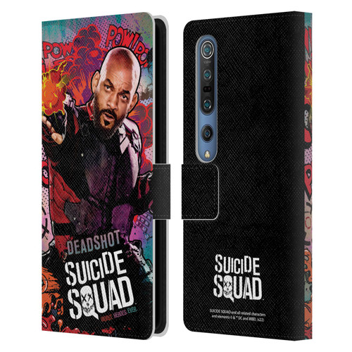 Suicide Squad 2016 Graphics Deadshot Poster Leather Book Wallet Case Cover For Xiaomi Mi 10 5G / Mi 10 Pro 5G