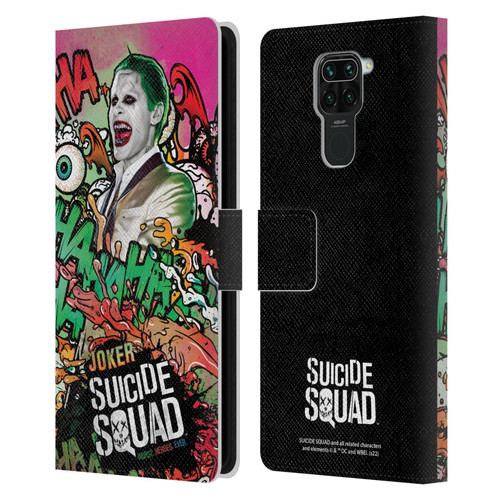 Suicide Squad 2016 Graphics Joker Poster Leather Book Wallet Case Cover For Xiaomi Redmi Note 9 / Redmi 10X 4G