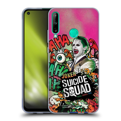Suicide Squad 2016 Graphics Joker Poster Soft Gel Case for Huawei P40 lite E