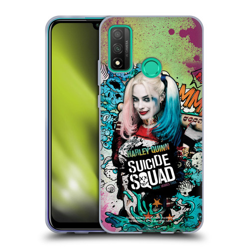 Suicide Squad 2016 Graphics Harley Quinn Poster Soft Gel Case for Huawei P Smart (2020)