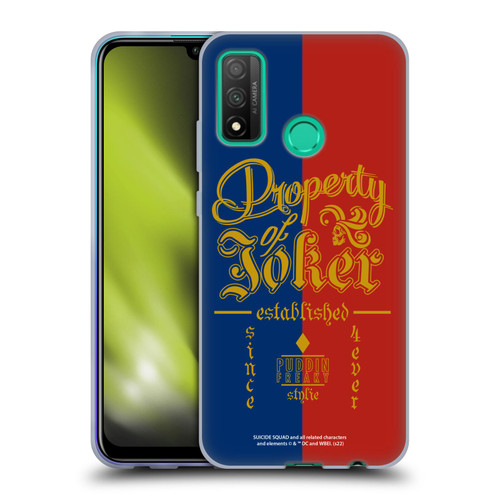 Suicide Squad 2016 Graphics Property Of Joker Soft Gel Case for Huawei P Smart (2020)