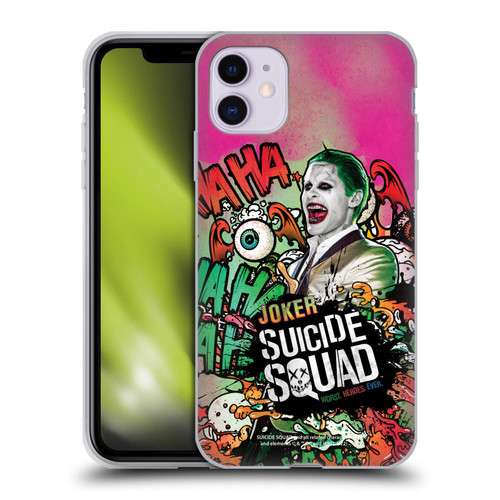 Suicide Squad 2016 Graphics Joker Poster Soft Gel Case for Apple iPhone 11
