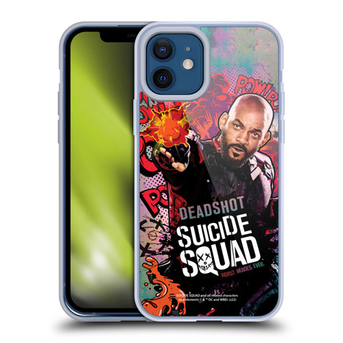 Suicide Squad 2016 Graphics Deadshot Poster Soft Gel Case for Apple iPhone 12 / iPhone 12 Pro & MagSafe