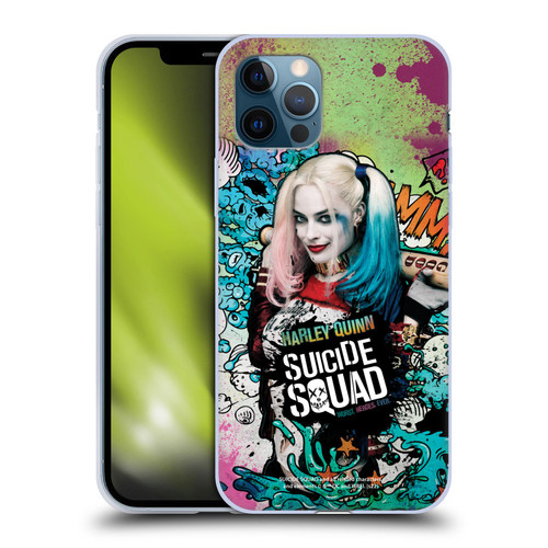 Suicide Squad 2016 Graphics Harley Quinn Poster Soft Gel Case for Apple iPhone 12 / iPhone 12 Pro