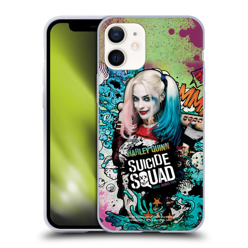 Suicide Squad 2016 Graphics Harley Quinn Poster Soft Gel Case for Apple iPhone 12 Mini