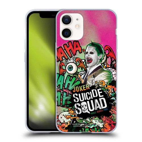 Suicide Squad 2016 Graphics Joker Poster Soft Gel Case for Apple iPhone 12 Mini