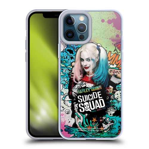 Suicide Squad 2016 Graphics Harley Quinn Poster Soft Gel Case for Apple iPhone 12 Pro Max & MagSafe