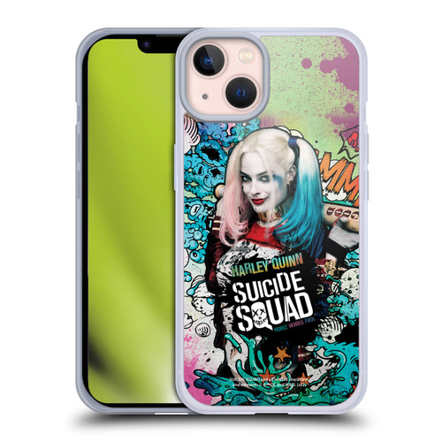 Suicide Squad 2016 Graphics Harley Quinn Poster Soft Gel Case for Apple iPhone 13