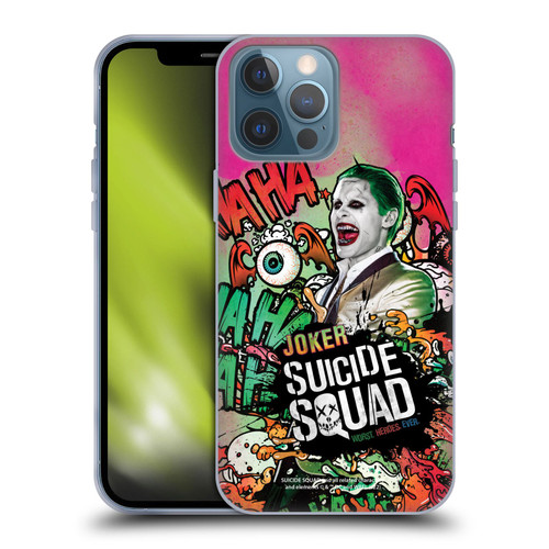 Suicide Squad 2016 Graphics Joker Poster Soft Gel Case for Apple iPhone 13 Pro Max