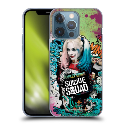 Suicide Squad 2016 Graphics Harley Quinn Poster Soft Gel Case for Apple iPhone 13 Pro