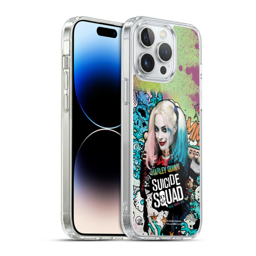 Suicide Squad 2016 Graphics Harley Quinn Poster Soft Gel Case for Apple iPhone 14 Pro Max & MagSafe