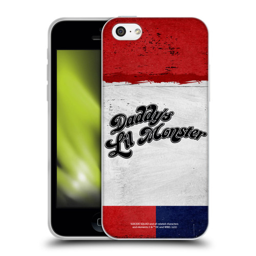 Suicide Squad 2016 Graphics Harley Quinn Costume Soft Gel Case for Apple iPhone 5c