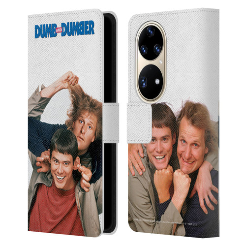 Dumb And Dumber Key Art Characters 1 Leather Book Wallet Case Cover For Huawei P50 Pro