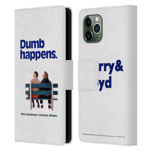 Dumb And Dumber Key Art Dumb Happens Leather Book Wallet Case Cover For Apple iPhone 11 Pro