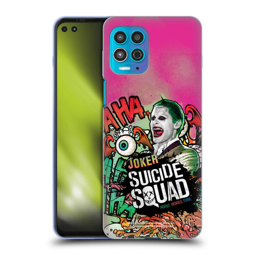 Suicide Squad 2016 Graphics Joker Poster Soft Gel Case for Motorola Moto G100