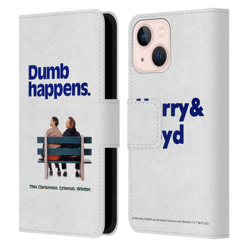 Dumb And Dumber Key Art Dumb Happens Leather Book Wallet Case Cover For Apple iPhone 13 Mini