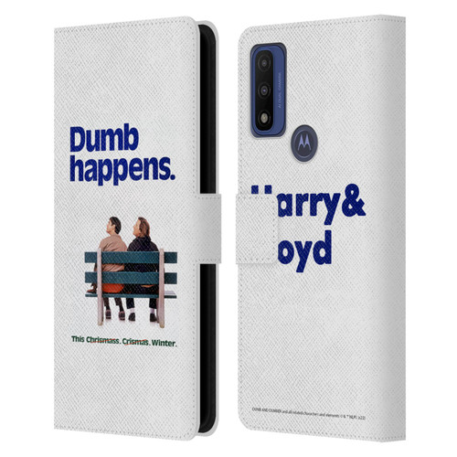 Dumb And Dumber Key Art Dumb Happens Leather Book Wallet Case Cover For Motorola G Pure