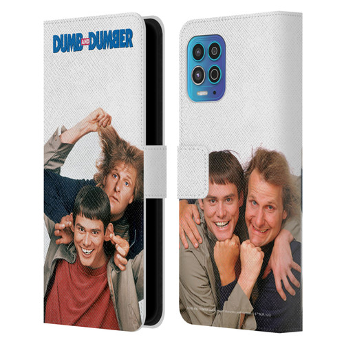 Dumb And Dumber Key Art Characters 1 Leather Book Wallet Case Cover For Motorola Moto G100