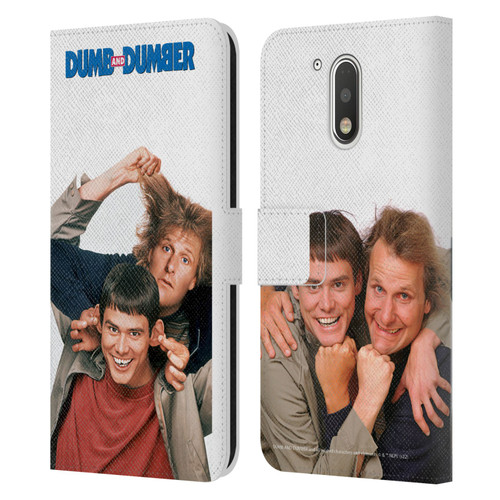 Dumb And Dumber Key Art Characters 1 Leather Book Wallet Case Cover For Motorola Moto G41