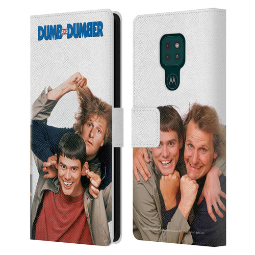 Dumb And Dumber Key Art Characters 1 Leather Book Wallet Case Cover For Motorola Moto G9 Play