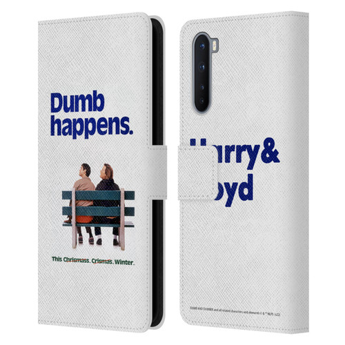 Dumb And Dumber Key Art Dumb Happens Leather Book Wallet Case Cover For OnePlus Nord 5G