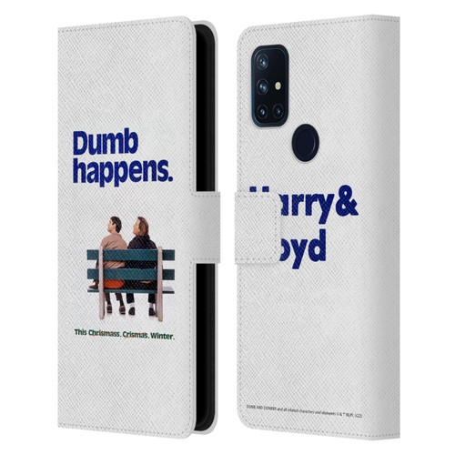Dumb And Dumber Key Art Dumb Happens Leather Book Wallet Case Cover For OnePlus Nord N10 5G
