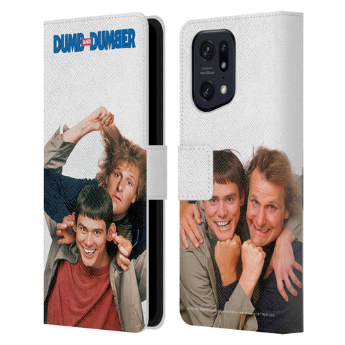 Dumb And Dumber Key Art Characters 1 Leather Book Wallet Case Cover For OPPO Find X5 Pro