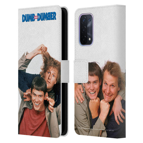 Dumb And Dumber Key Art Characters 1 Leather Book Wallet Case Cover For OPPO A54 5G