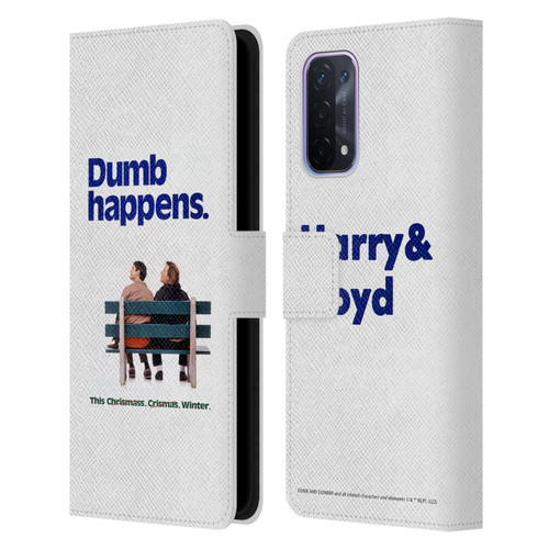 Dumb And Dumber Key Art Dumb Happens Leather Book Wallet Case Cover For OPPO A54 5G
