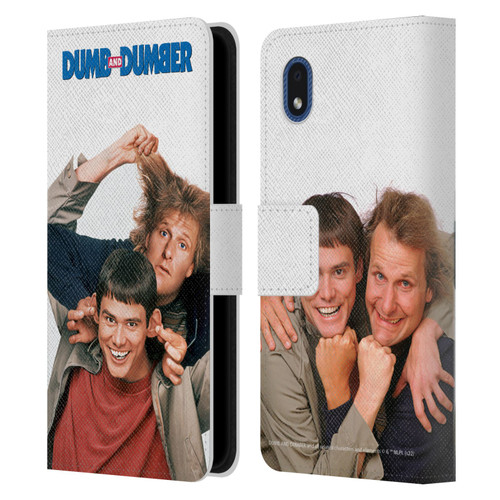 Dumb And Dumber Key Art Characters 1 Leather Book Wallet Case Cover For Samsung Galaxy A01 Core (2020)