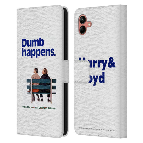 Dumb And Dumber Key Art Dumb Happens Leather Book Wallet Case Cover For Samsung Galaxy A04 (2022)