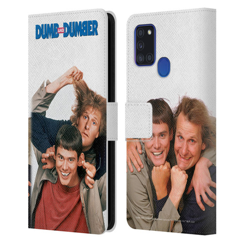 Dumb And Dumber Key Art Characters 1 Leather Book Wallet Case Cover For Samsung Galaxy A21s (2020)