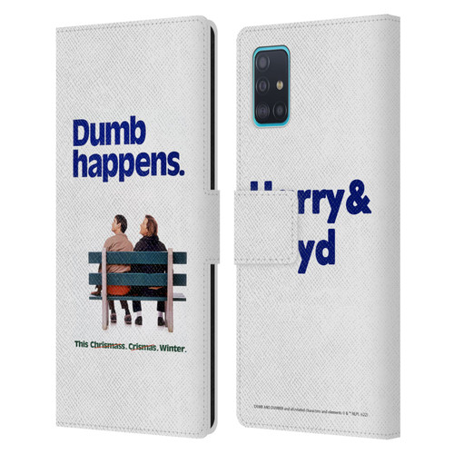 Dumb And Dumber Key Art Dumb Happens Leather Book Wallet Case Cover For Samsung Galaxy A51 (2019)