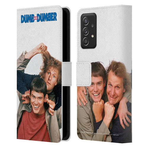 Dumb And Dumber Key Art Characters 1 Leather Book Wallet Case Cover For Samsung Galaxy A52 / A52s / 5G (2021)