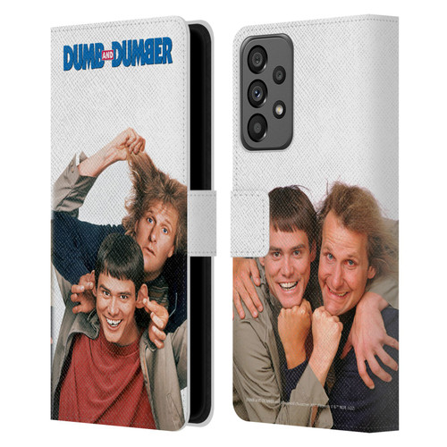 Dumb And Dumber Key Art Characters 1 Leather Book Wallet Case Cover For Samsung Galaxy A73 5G (2022)