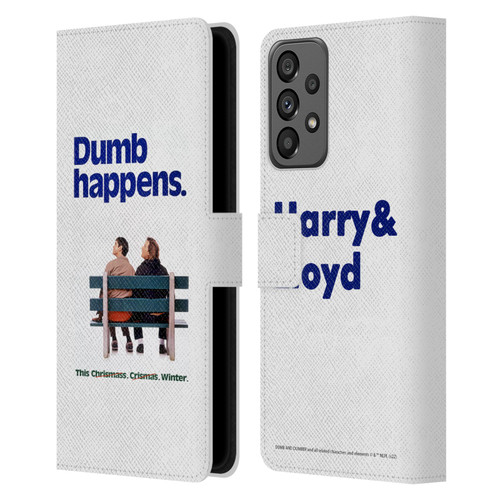 Dumb And Dumber Key Art Dumb Happens Leather Book Wallet Case Cover For Samsung Galaxy A73 5G (2022)