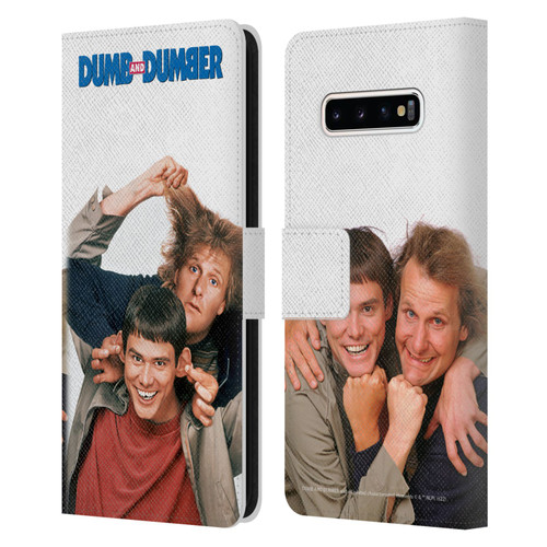 Dumb And Dumber Key Art Characters 1 Leather Book Wallet Case Cover For Samsung Galaxy S10+ / S10 Plus
