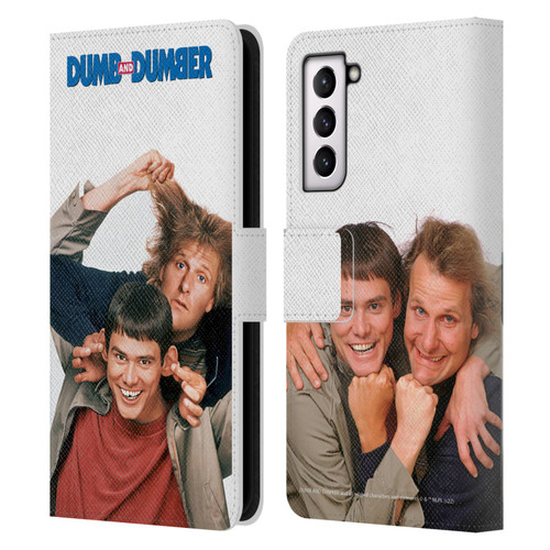 Dumb And Dumber Key Art Characters 1 Leather Book Wallet Case Cover For Samsung Galaxy S21 FE 5G