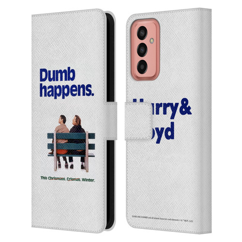 Dumb And Dumber Key Art Dumb Happens Leather Book Wallet Case Cover For Samsung Galaxy M13 (2022)