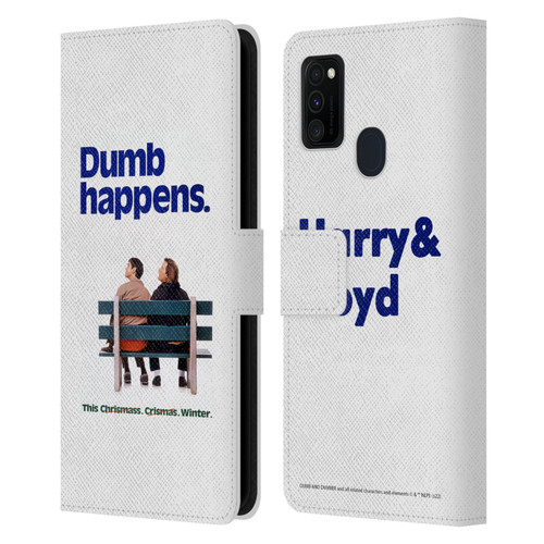 Dumb And Dumber Key Art Dumb Happens Leather Book Wallet Case Cover For Samsung Galaxy M30s (2019)/M21 (2020)