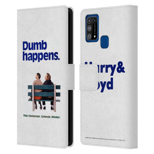 Dumb And Dumber Key Art Dumb Happens Leather Book Wallet Case Cover For Samsung Galaxy M31 (2020)