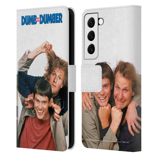 Dumb And Dumber Key Art Characters 1 Leather Book Wallet Case Cover For Samsung Galaxy S22 5G