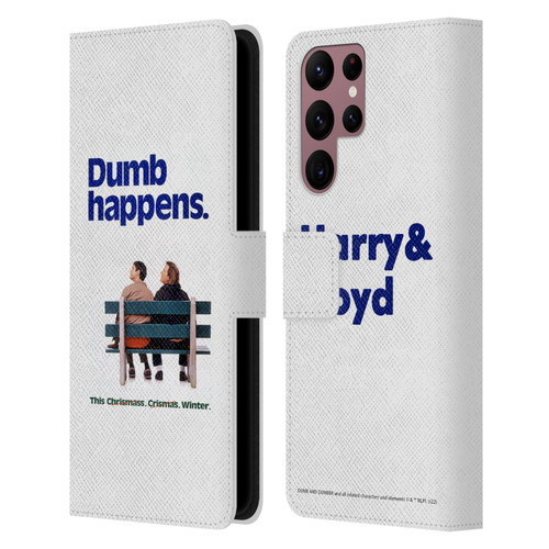 Dumb And Dumber Key Art Dumb Happens Leather Book Wallet Case Cover For Samsung Galaxy S22 Ultra 5G